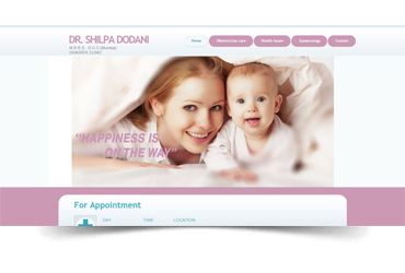 High-tech Obstetrician Website