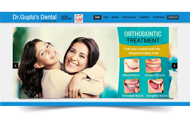 Professional Dentist Website